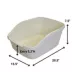 Richell Paw Trax Open-Pan Cat Litter Box, Made With Durable & Easy-to-Clean Plastic image thumbnail 2
