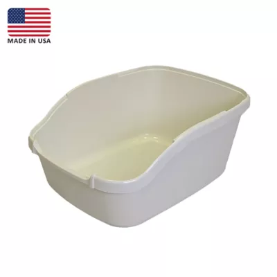 Richell Paw Trax Open-Pan Cat Litter Box, Made With Durable & Easy-to-Clean Plastic - Image 3