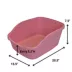 Richell Paw Trax Open-Pan Cat Litter Box, Made With Durable & Easy-to-Clean Plastic image thumbnail 2