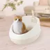 Richell Paw Trax Open-Pan Rimmed Cat Litter Box Made W/ Durable Plastic, Scoop Included image thumbnail 4