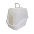Richell Paw Trax Enclosed Hooded Cat Litter Box With Built-In Handle & Removable Hood image thumbnail 1