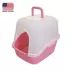 Richell Paw Trax Enclosed Hooded Cat Litter Box With Built-In Handle & Removable Hood image thumbnail 3