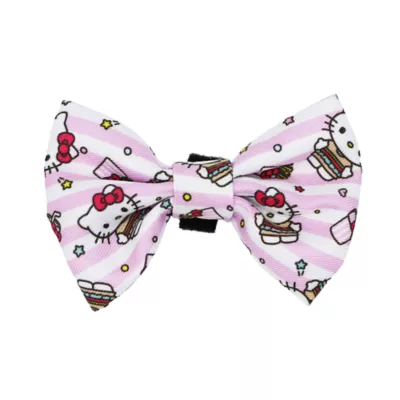 Sassy Meow® Burger Bowtie for Cat # Velcro Straps, Durable, Comfortable Pet Accessory - Image 1