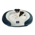 Serta Oval Orthopedic Couch Pet Bed - Blue, Gray, Taupe image thumbnail 2