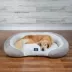 Serta Oval Orthopedic Couch Pet Bed - Blue, Gray, Taupe image thumbnail 2