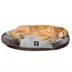 Serta Oval Orthopedic Couch Pet Bed - Blue, Gray, Taupe image thumbnail 5