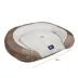 Serta Oval Orthopedic Couch Pet Bed - Blue, Gray, Taupe image thumbnail 4