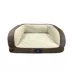 Serta Quilted Orthopedic Bolster Pet Couch Bed image thumbnail 1