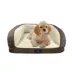 Serta Quilted Orthopedic Bolster Pet Couch Bed image thumbnail 5