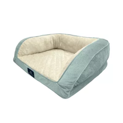 Serta Quilted Orthopedic Bolster Pet Couch Bed - Image 2