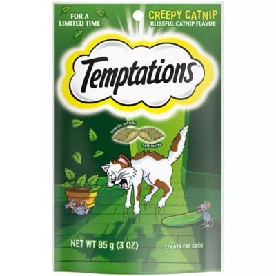 Temptations Soft & Crunchy Cat Treats - Creepy Catnip - Image 1