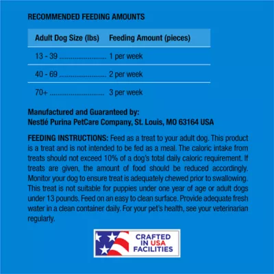 Purina Busy Stuf'd Variety Pack Medium Breed Dog Chews - Beef, Chicken or Peanut Butter Flavor - Image 7