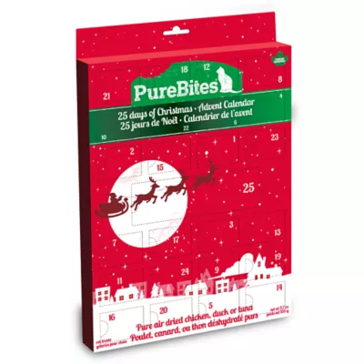 PureBites Holiday Air Dried Cat Treat Advent Calendar - Image 1