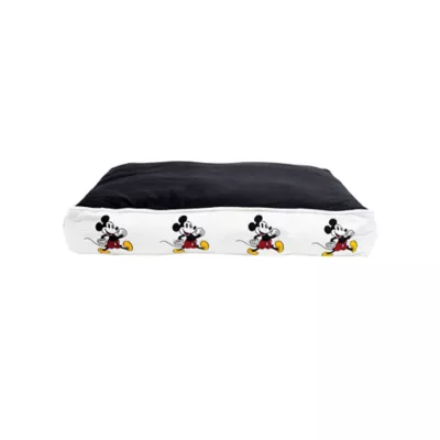 Buckle-Down Disney Mickey Mouse Rectangle Gusset Dog Bed - Image 1