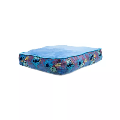 Buckle-Down Disney Lilo & Stitch Rectangle Gusset Dog Bed - Image 1