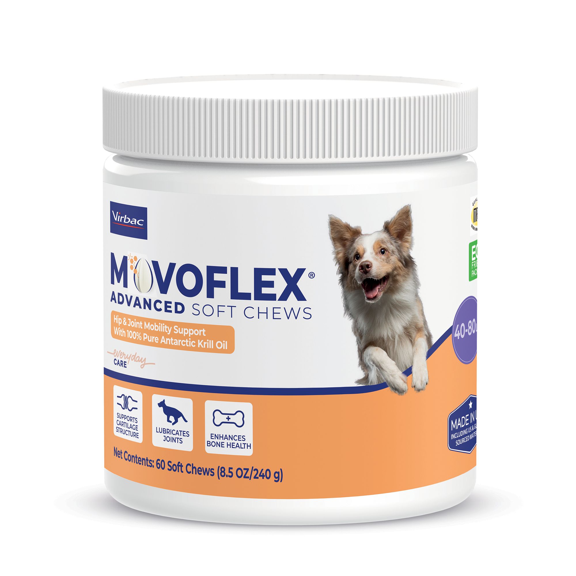 Virbac MOVOFLEX Dog Joint Soft Chews for Small, Medium & Large