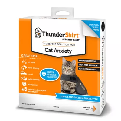 ThunderShirt Anxiety Vest for Cats, Anxiety Relief, Heather Grey, Small, Medium, & Large - Image 2