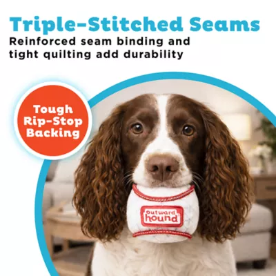 Outward Hound Baseball Xtreme Seamz Dog Toy - Image 3