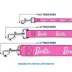 Buckle-Down Mattel Barbie Signature Script Logo Dog Leash - 4 ft image thumbnail 3