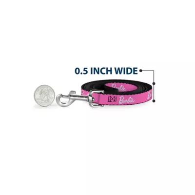 Buckle-Down Mattel Barbie Signature Script Logo Dog Leash - 4 ft - Image 4
