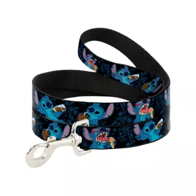 Buckle-Down Disney Lilo & Stitch Snacking Poses Dog Leash - 4 ft - Image 1