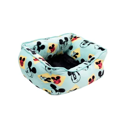 Buckle-Down Disney Mickey Mouse Expressions Cuddler Dog Bed - Image 1