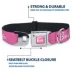 Buckle-Down Mattel Barbie Signature Script Logo Seatbelt Dog Collar image thumbnail 4