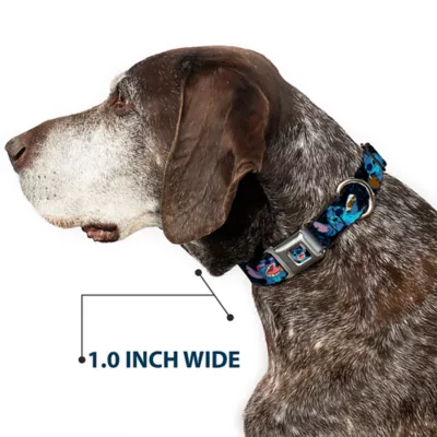 Buckle-Down Disney Lilo & Stitch Snacking Poses Seatbelt Dog Collar - Image 6