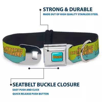 Buckle-Down Scooby Doo The Mystery Machine Paint Job Seatbelt Dog Collar - Image 4