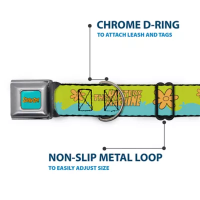 Buckle-Down Scooby Doo The Mystery Machine Paint Job Seatbelt Dog Collar - Image 5
