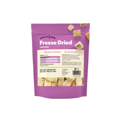 Wiggles & Wags Freeze Dried Chicken Crunchy Dog Treats - Image 6