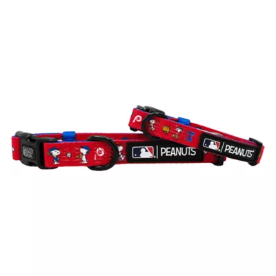 Sassy Woof MLB™ x Peanuts™ Philadelphia Phillies Dog Collar - Image 1