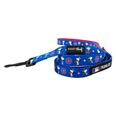 Sassy Woof MLB™ x Peanuts™ Chicago Cubs Dog Leash - 5 FT - Image 1