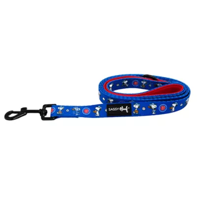 Sassy Woof MLB™ x Peanuts™ Chicago Cubs Dog Leash - 5 FT - Image 2