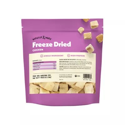 Wiggles & Wags Freeze Dried Chicken Crunchy Dog Treats - Image 6