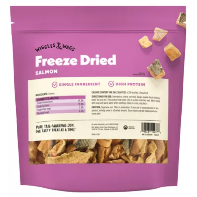Wiggles & Wags Freeze Dried Dog Training Treats - Salmon 9oz - Image 6