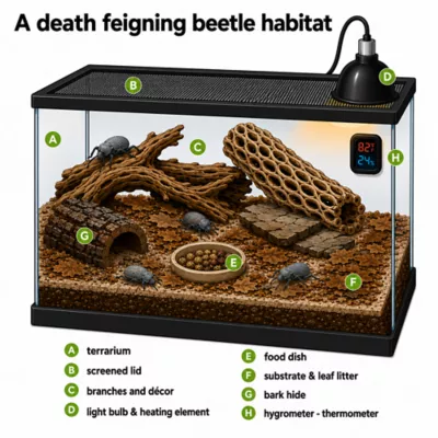 Live Pet Death Feigning Beetle - Image 3
