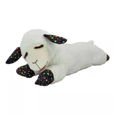 Multipet® Lamb Chop W/Polka Dot Dog Toy - Image 1