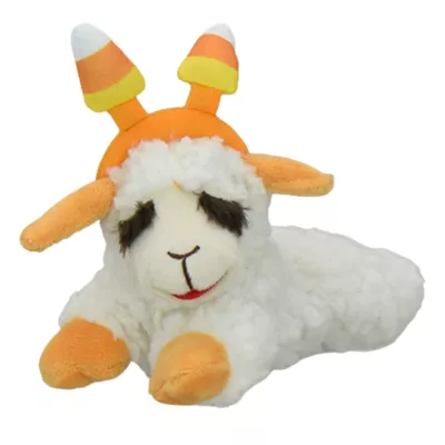 Multipet® Lamb Chop W/Candy Corn Headband Dog Toy - Image 1