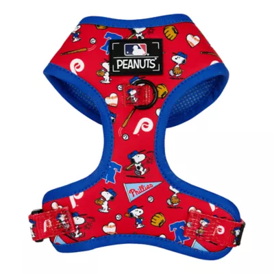 Sassy Woof MLB™ x Peanuts™ Philadelphia Phillies Adjustable Dog Harness - Image 1