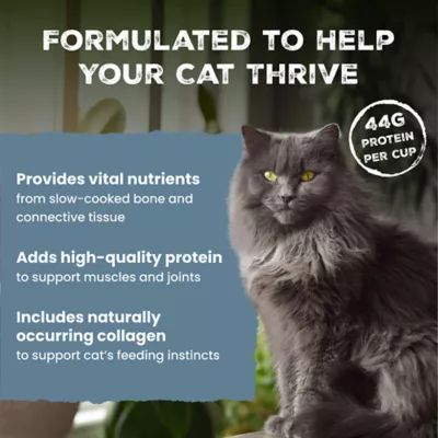 Blue Buffalo Wilderness Bone Broth Boosted High-Protein Diet Adult Indoor Cat Food - Chicken - Image 5