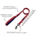 Sassy Woof MLB™ x Peanuts™ Philadelphia Phillies Dog Leash - 5 FT image thumbnail 3
