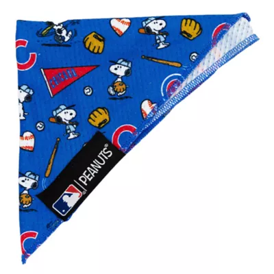 Sassy Woof MLB™ x Peanuts™ Chicago Cubs Dog Bandana - Image 2