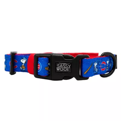 Sassy Woof MLB™ x Peanuts™ Chicago Cubs Dog Collar - Image 2