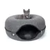 Travel Cat® Donut-Shaped Cat Hideaway Cave & Scratcher Cat Bed, Made With Claw-Resistant Felt image thumbnail 1