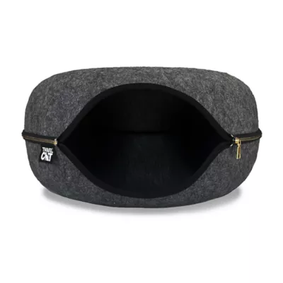 Travel Cat® Donut-Shaped Cat Hideaway Cave & Scratcher Cat Bed, Made With Claw-Resistant Felt - Image 2