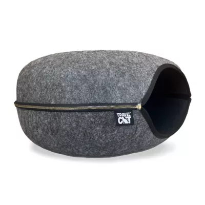 Travel Cat® Donut-Shaped Cat Hideaway Cave & Scratcher Cat Bed, Made With Claw-Resistant Felt - Image 4