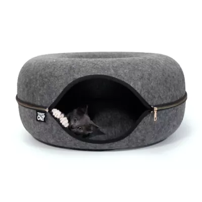 Travel Cat® Donut-Shaped Cat Hideaway Cave & Scratcher Cat Bed, Made With Claw-Resistant Felt - Image 7