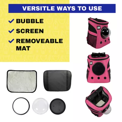 Travel Cat® Fat Cat Backpack Carrier W/ Bubble Window For Cats Up To 25lbs, Airline Approved - Image 3