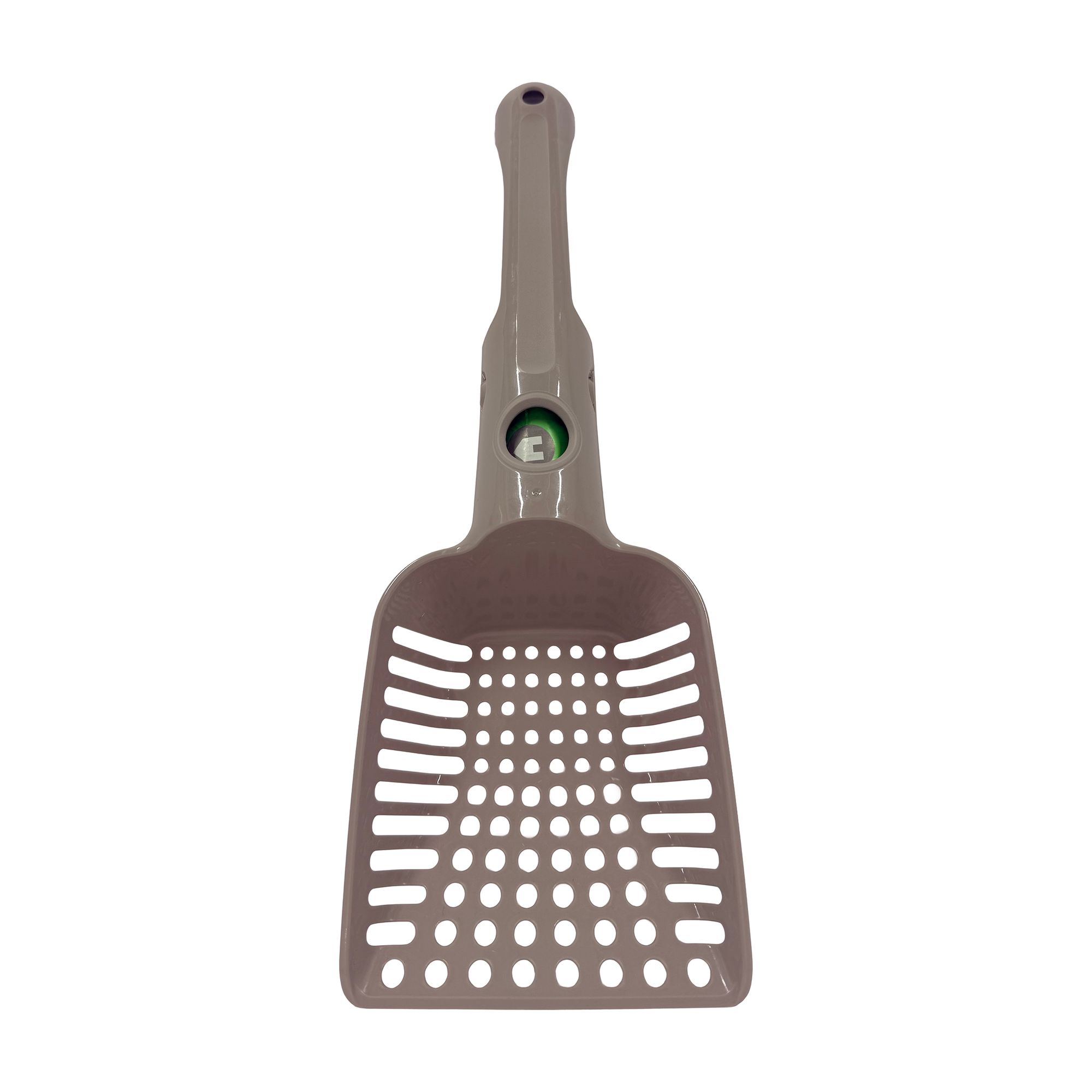 Moderna Pooper Scooper W/ Built-In Poop Pick-Up Bag Dispenser& Easy-to-Grip Handle- Grey
